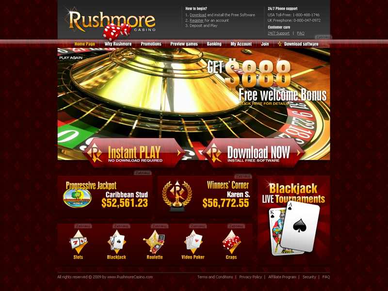Rushmore Casino Lobby